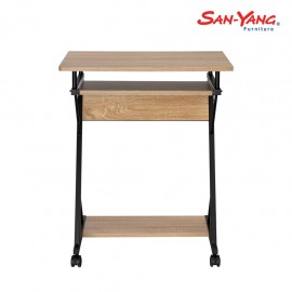 San-Yang Computer Table 405303 (Oak and Black)